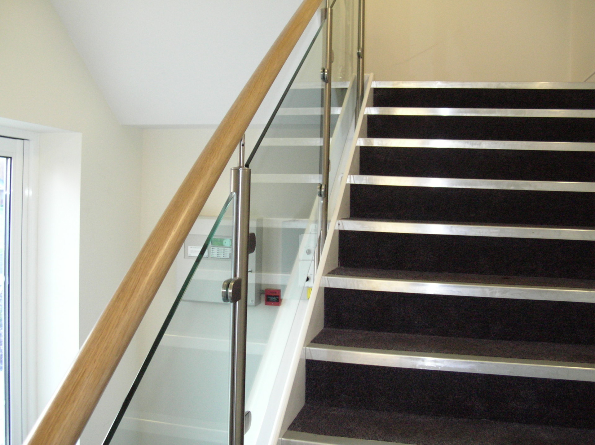 Stainless Steel & Glass Balustrades with Timber Handrails